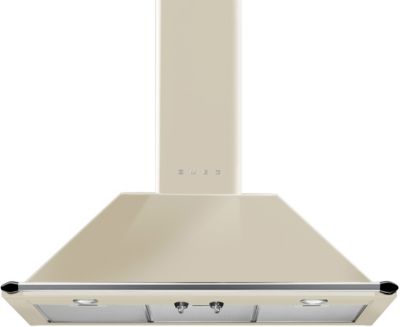 Hotte décorative murale SMEG KT90PE crème pour BU93