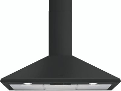 SMEG KV26N HOOD Incliné au mur 60 cm Verre noire