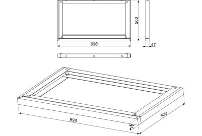 Kit de réhausse SMEG KITH93