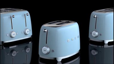 Voir la vidéo pour Grille-pain SMEG TSF02WHEU Blanc