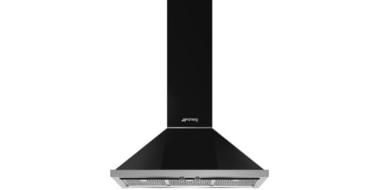 Hotte décorative murale SMEG KPF9BL
