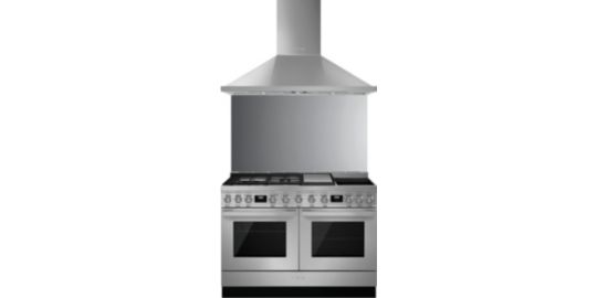 Hotte grande largeur SMEG KPF12X