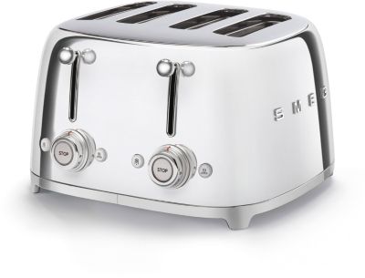 Grille-pain SMEG TSF03SSEU Toaster 4 tranches Chrome