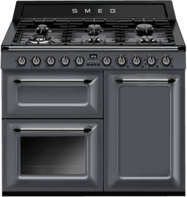 piano de cuisson gaz smeg tr103bl 100 cm noir