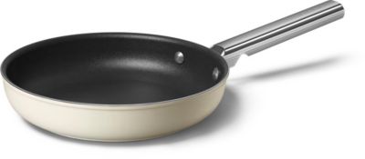 Poêle SMEG diam 24 cm tout feux creme mat