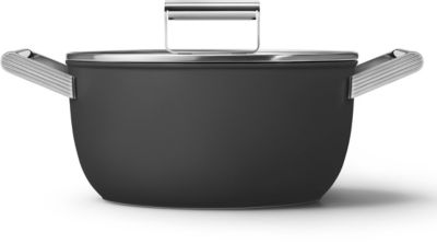 Faitout SMEG diam 24 cm tout feux noir mat