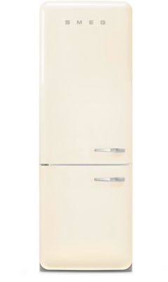 Réfrigérateur 2 portes Triomph TLDP208C crème, frigo vintage 2 portes