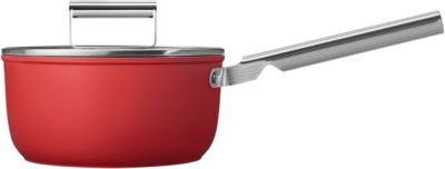 Casserole SMEG 20 cm rouge avec couvercle