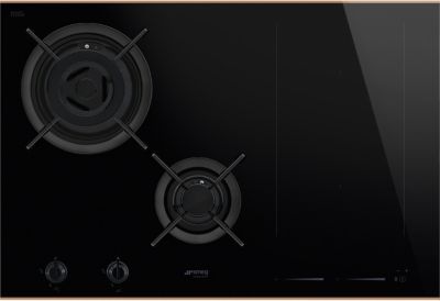 Plaque mixte induction gaz SMEG PM6743R