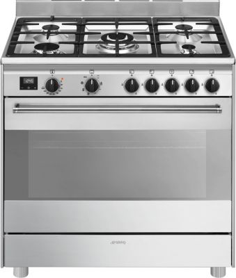 GE960CVBK2 Cuisinière mixte catalyse 90 x 60 cm noire/inox, produits – Glem  Gas