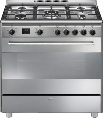 PIANO DE CUISSON MIXTE SMEG 90CM HYDROLYSE INOX