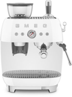 Machine à café Smeg bcc02 avec mousseur à lait Matt White 2023 – Bohnenfee