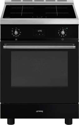 Cuisinière gaz tr62bl noir Smeg