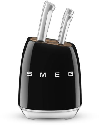 Bloc Couteaux Smeg 6 Pcs Multi-Usages Noir