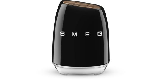 Bloc couteaux SMEG 6 pcs multi-usages noir