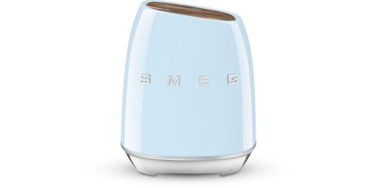 Bloc couteaux SMEG 6 pcs multi-usages bleu