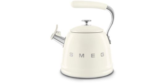 Bouilloire SMEG Sifflante 2.3L crème