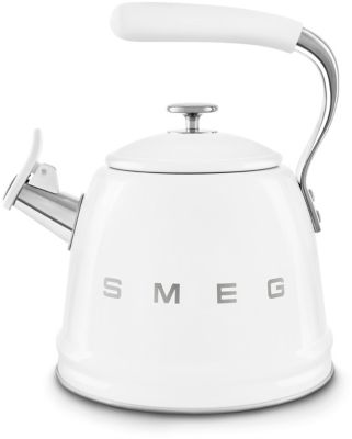 Bouilloire SMEG sifflante 2.3L blanc