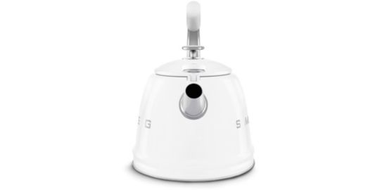 Bouilloire SMEG sifflante 2.3L blanc