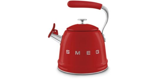 Bouilloire SMEG Sifflante 2.3L Rouge