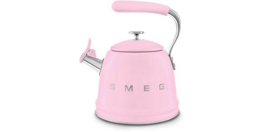 Bouilloire SMEG Sifflante 2.3L Rose