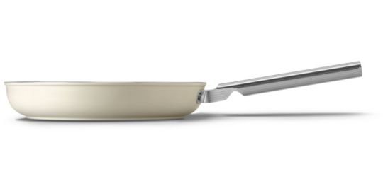 Poêle SMEG 28cm céramique crème