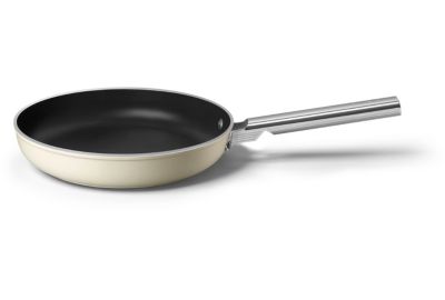 Poêle SMEG 28cm céramique crème