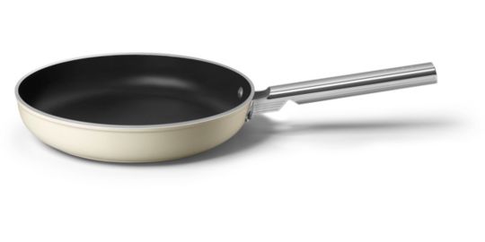 Poêle SMEG 28cm céramique crème