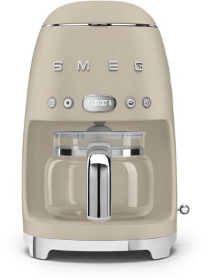 Cafetière programmable SMEG DCF02MLMEU Années 50 Beige lin