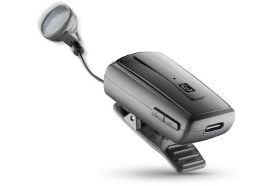 Ecouteurs CELLULARLINE main-libre clip BT écouteur rétractable