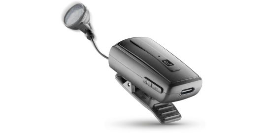 Ecouteurs CELLULARLINE main-libre clip BT écouteur rétractable