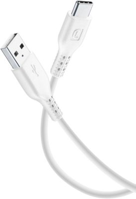 Câble de charge CELLULARLINE 60cm USB-C blanc