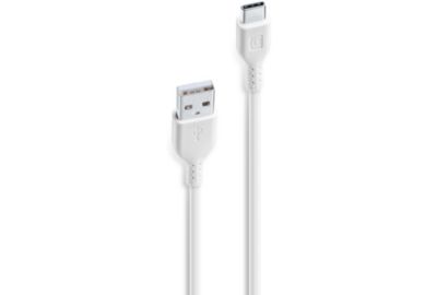 Câble de charge CELLULARLINE 2M USB-C blanc