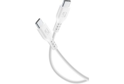 Câble de charge CELLULARLINE 3M USB-C vers USB-C blanc