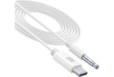 Jack CELLULARLINE 3.5mm USB-C blanc