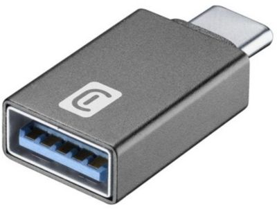 Adaptateur USB A/USB C CELLULARLINE Adaptateur voiture USB-A vers USB-C