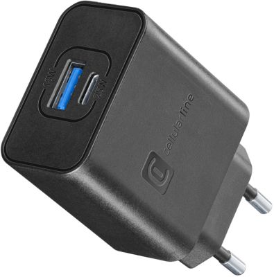 Chargeur CELLULARLINE 25W USB-C PD Samsung noir