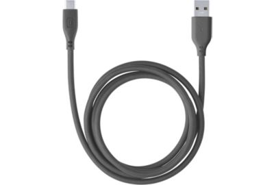 Câble de charge CELLULARLINE 1.2M USB-A vers USB-C doux noir