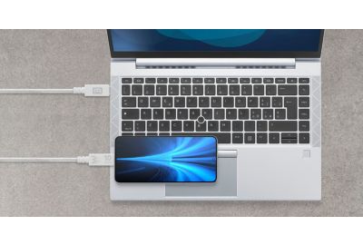 Câble de charge CELLULARLINE 1.5M USB-C vers USB-C 3.1 blanc