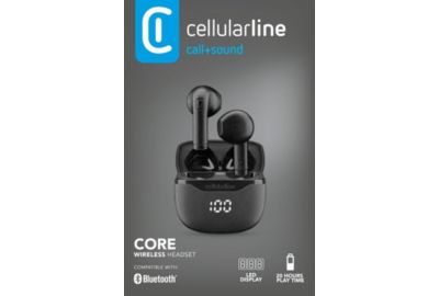 Ecouteurs CELLULARLINE avec affichage LED de charge