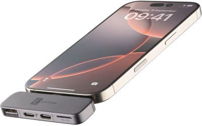 Adaptateur CELLULARLINE pour telephone USB-C vers 4 ports