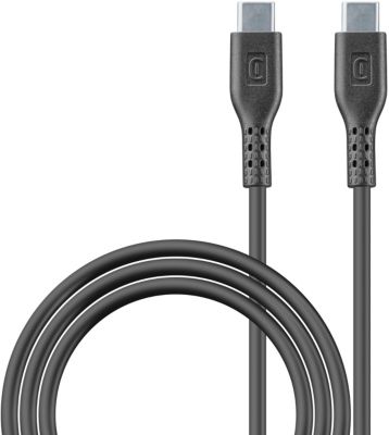 Câble de charge CELLULARLINE 2M USB-C vers USB-C 100W noir