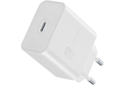 Chargeur CELLULARLINE 45W Samsung USB-C blanc