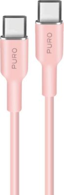 Câble USB PURO 3A en Silicone 60W USB-C Vers USB-C