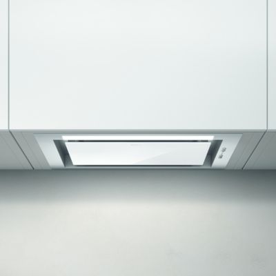 Hotte encastrable ELICA HIDDEN IXGL/A/60 Acier inox + verre blanc