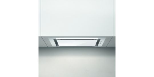 Hotte encastrable ELICA HIDDEN IXGL/A/60 Acier inox + verre blanc