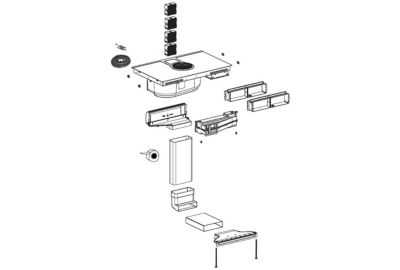 Kit cheminée évacuation ELICA KIT0130427A NIKOLATESLA kit conversion
