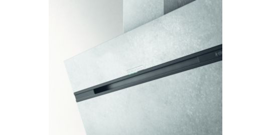 Hotte décorative murale ELICA STRIPE URBAN ZINC/A/90