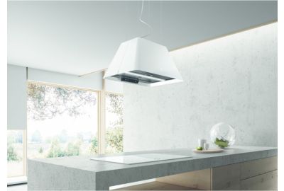 Hotte décorative îlot ELICA IKONA LIGHT WH/F/60