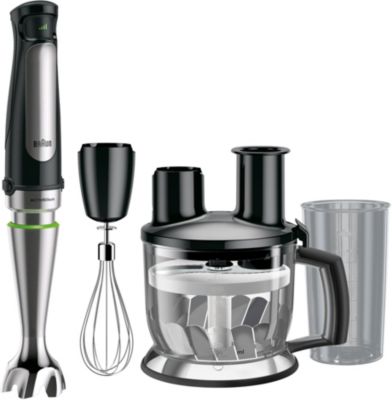 Mixeur BRAUN MQ7075X MultiQuick 7 noir 2 accessoires